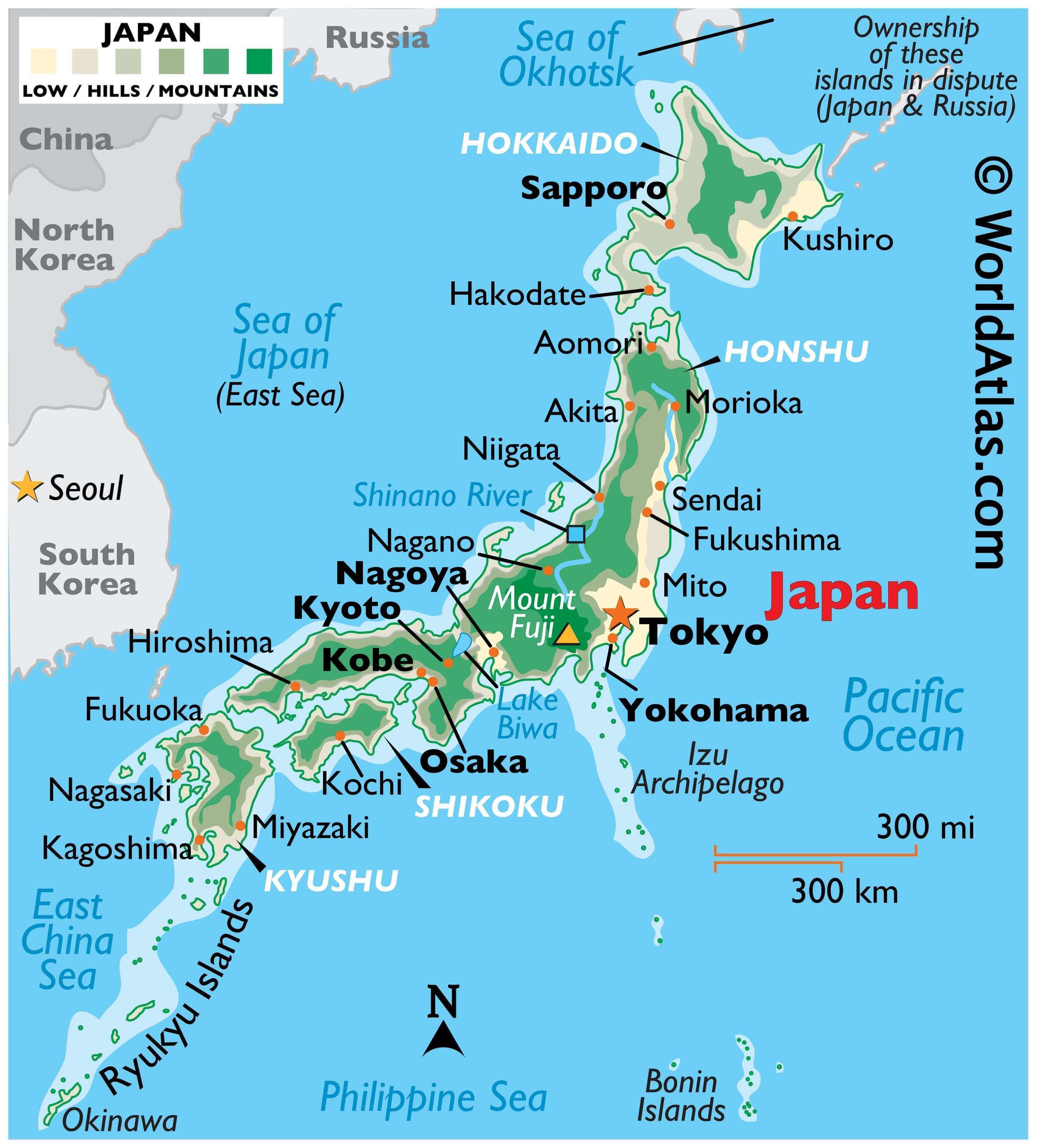 Bản Đồ Nhật Bản - Địa Ốc Thông Thái