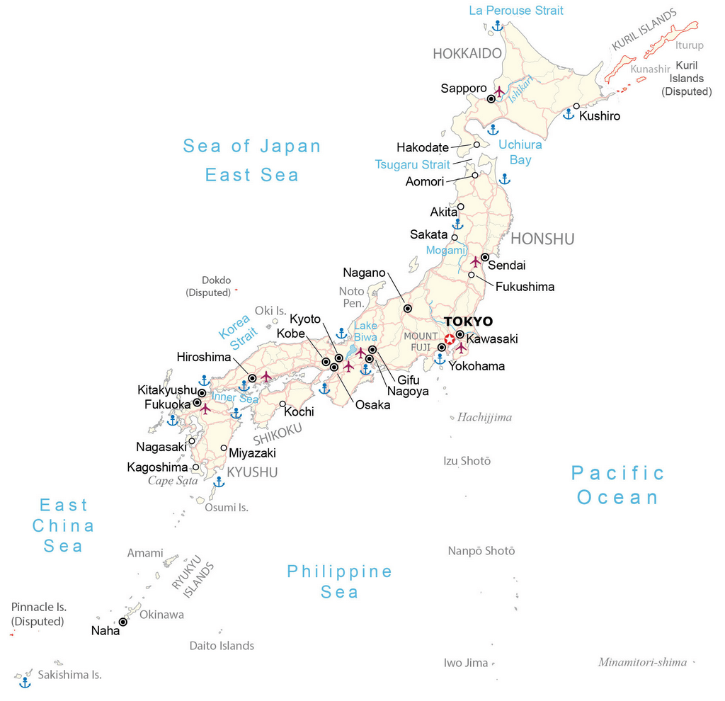 Bản đồ Nhật Bản