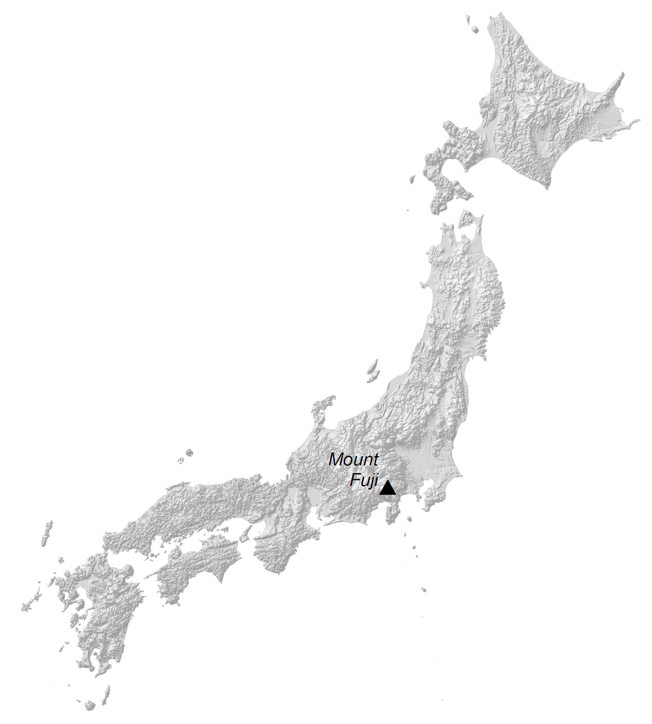 Bản đồ độ cao Nhật Bản