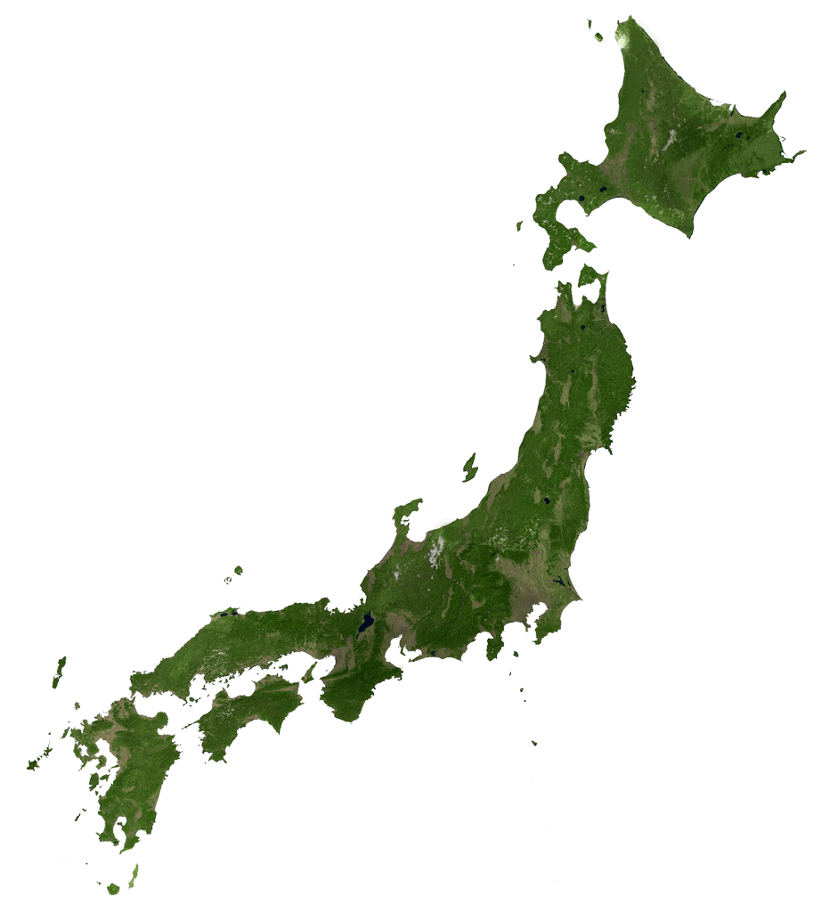 Bản đồ vệ tinh Nhật Bản