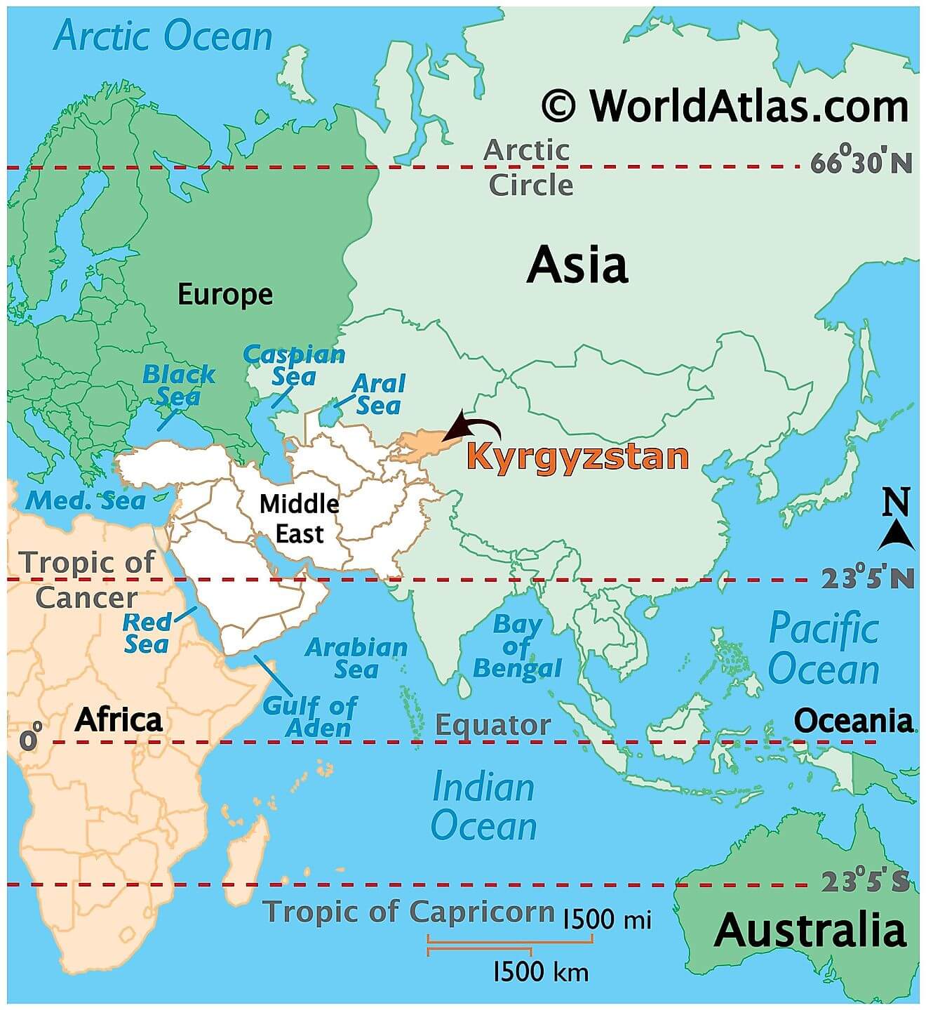 Kyrgyzstan ở đâu?