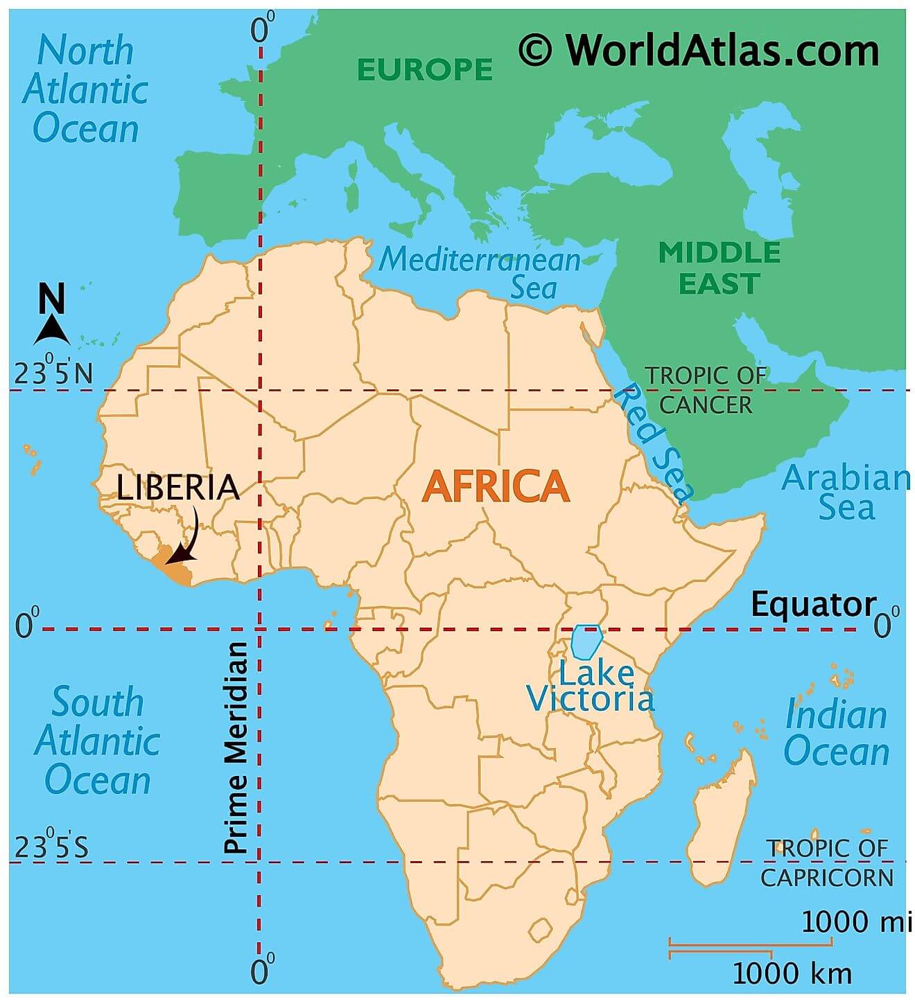 Liberia ở đâu?