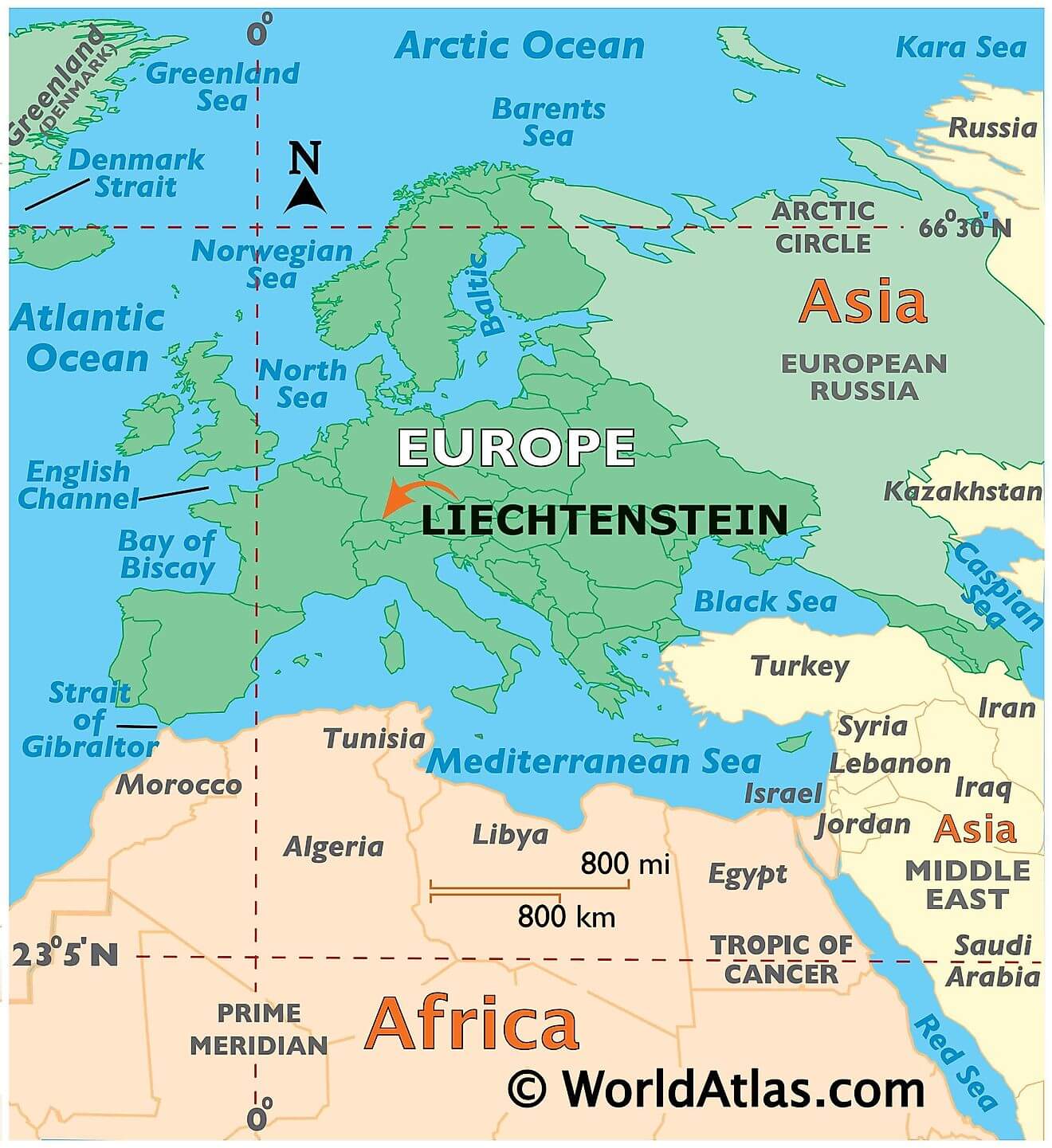Liechtenstein ở đâu?