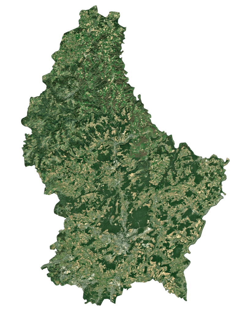 Bản đồ vệ tinh Luxembourg