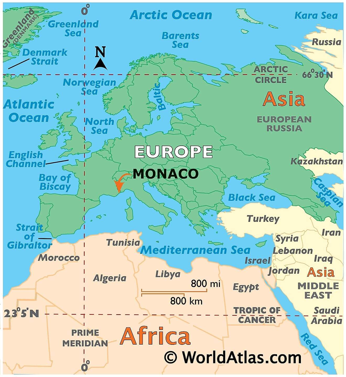 Monaco ở đâu?