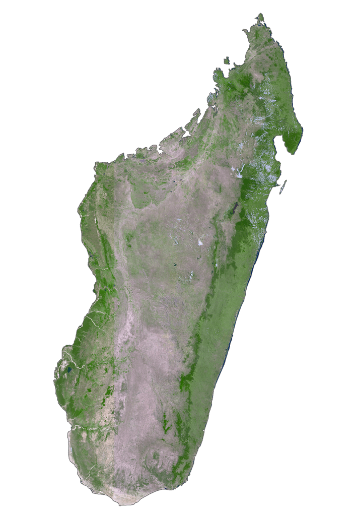 Bản đồ vệ tinh Madagascar