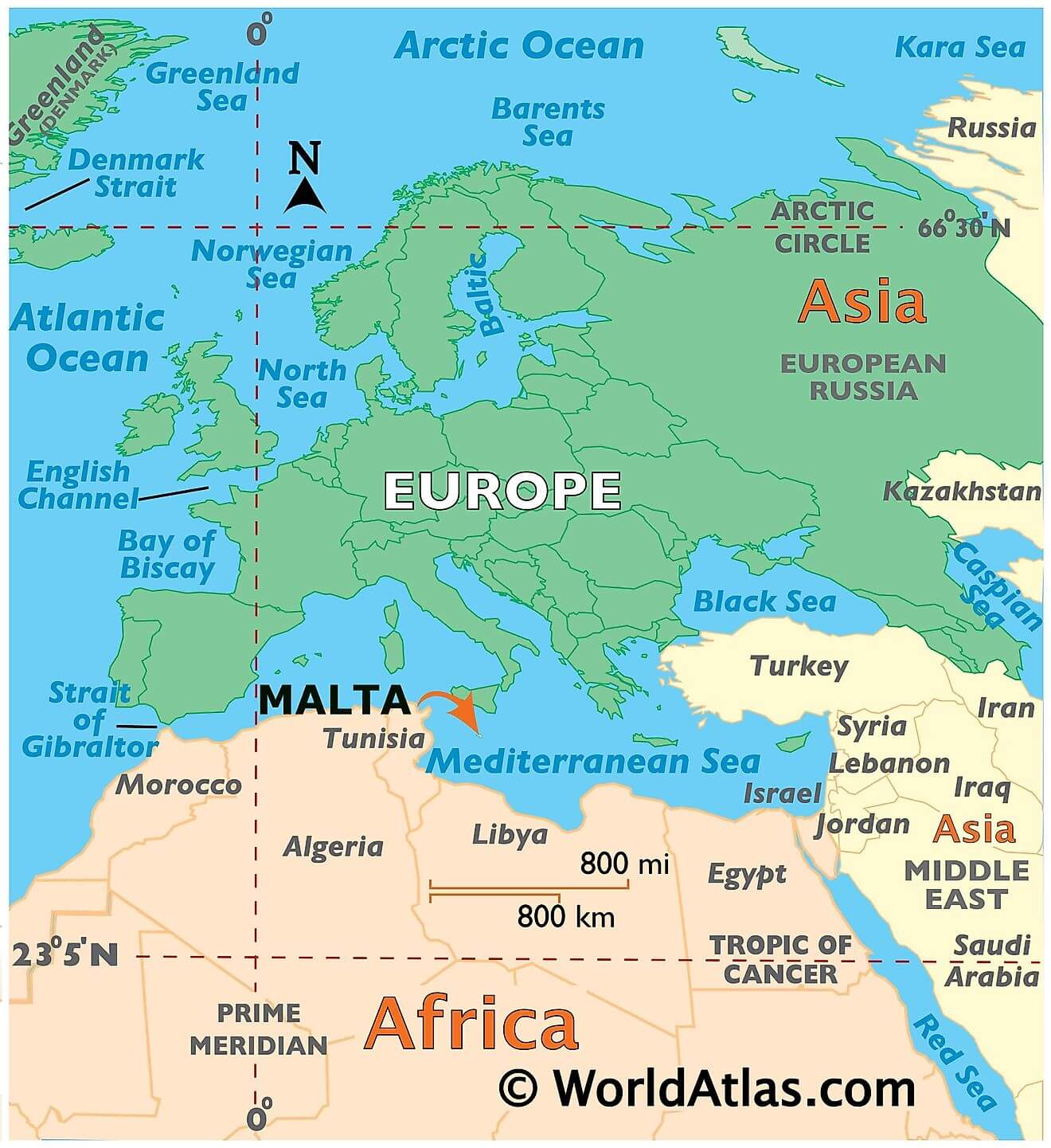 Malta ở đâu?
