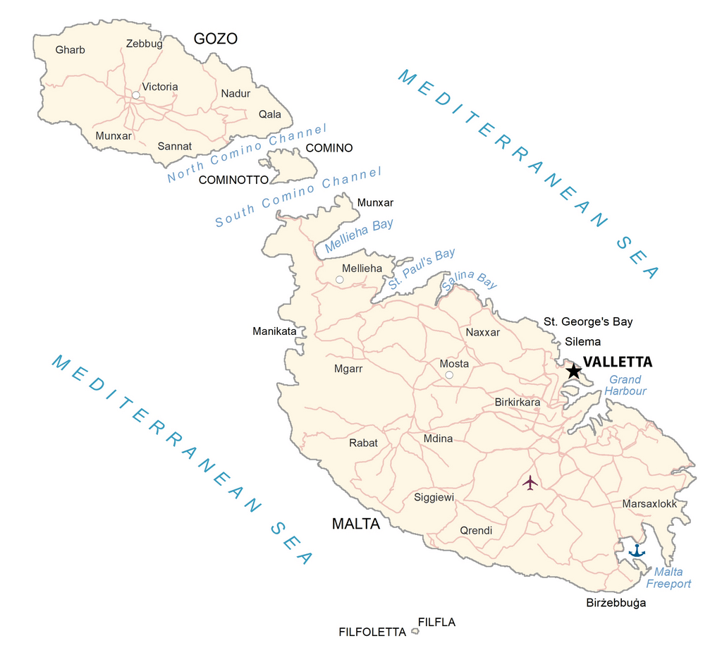 Bản đồ Malta