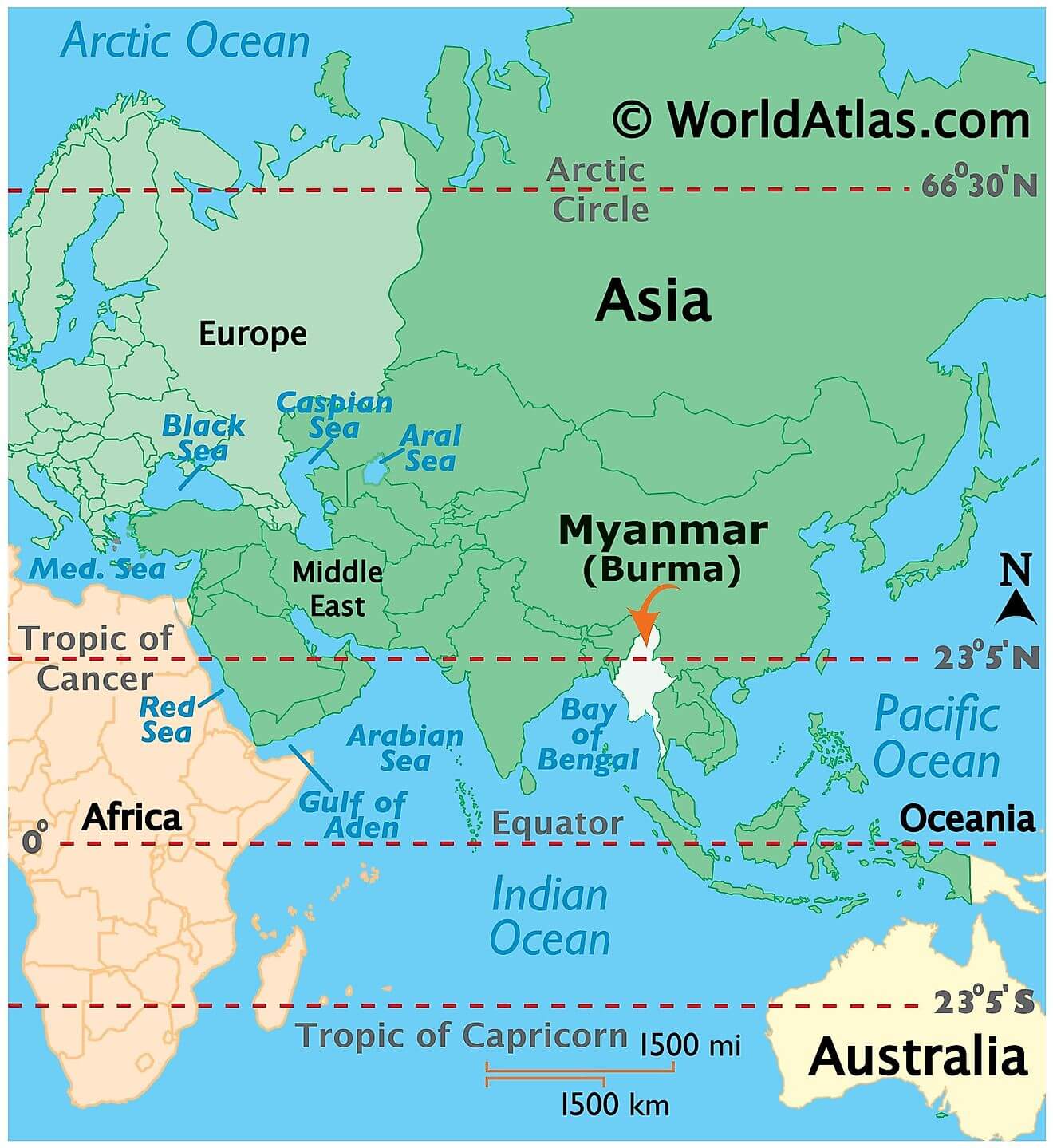 Mianma ở đâu?