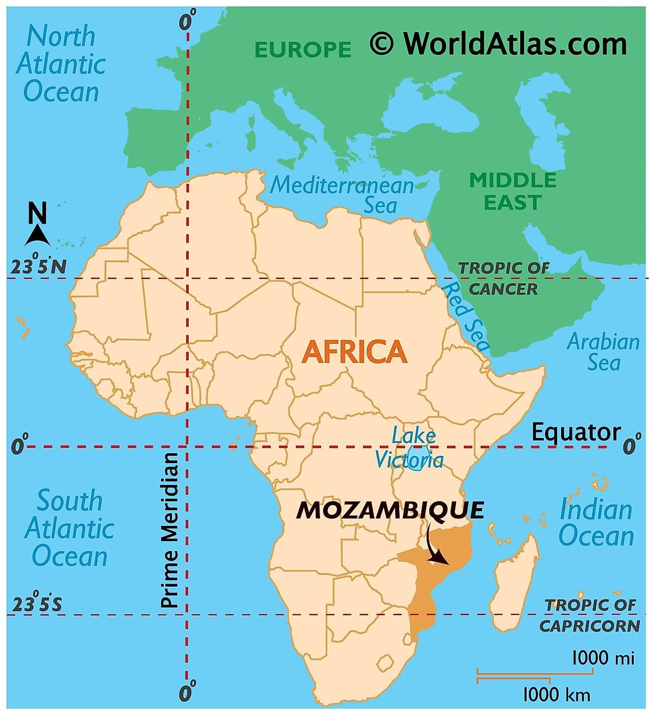 Where is Mozambique?