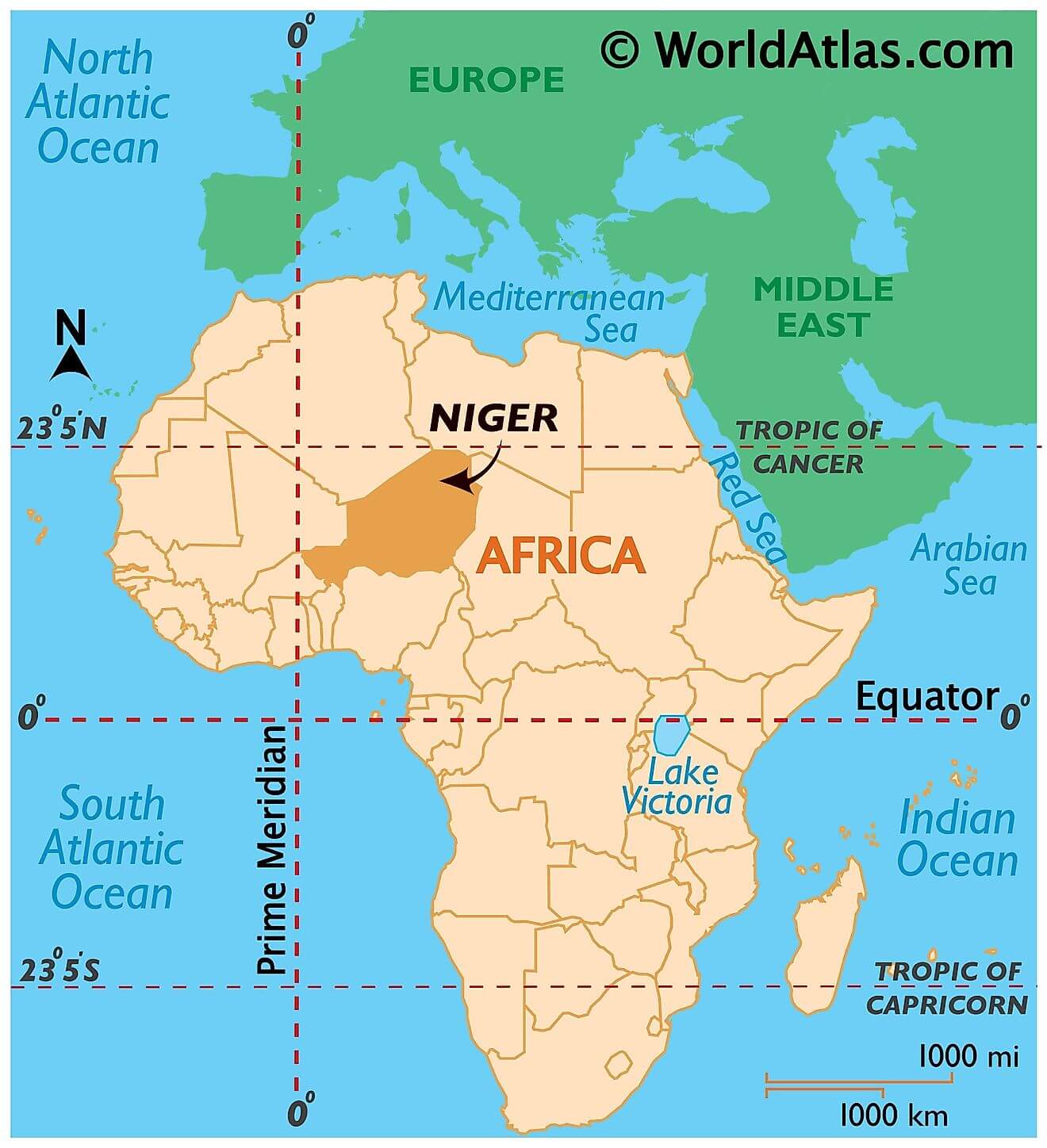 Niger ở đâu?