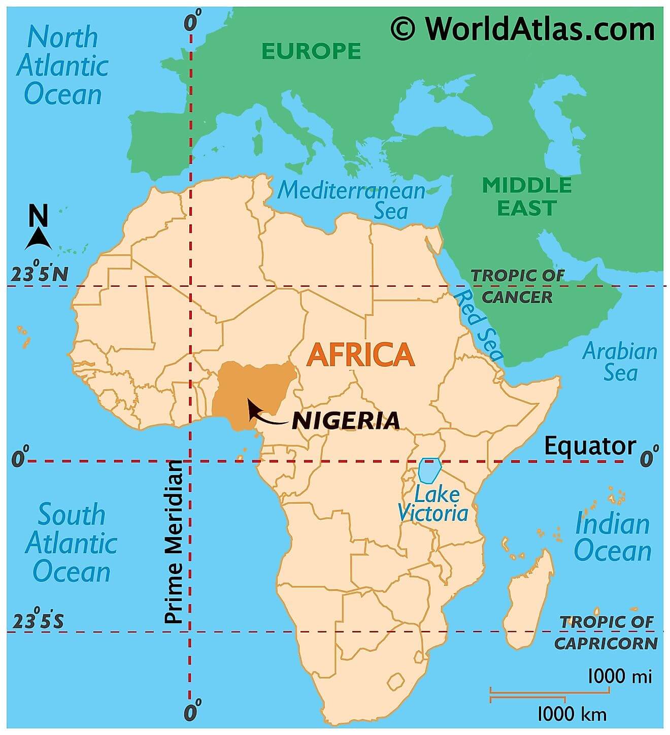 Where is Nigeria?