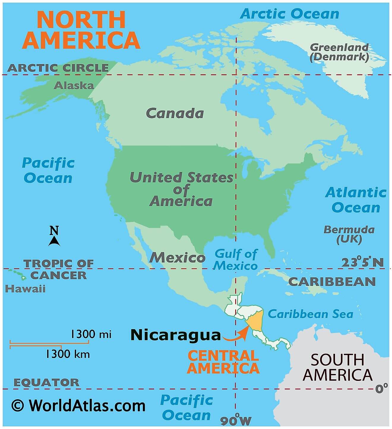 Nicaragua ở đâu?