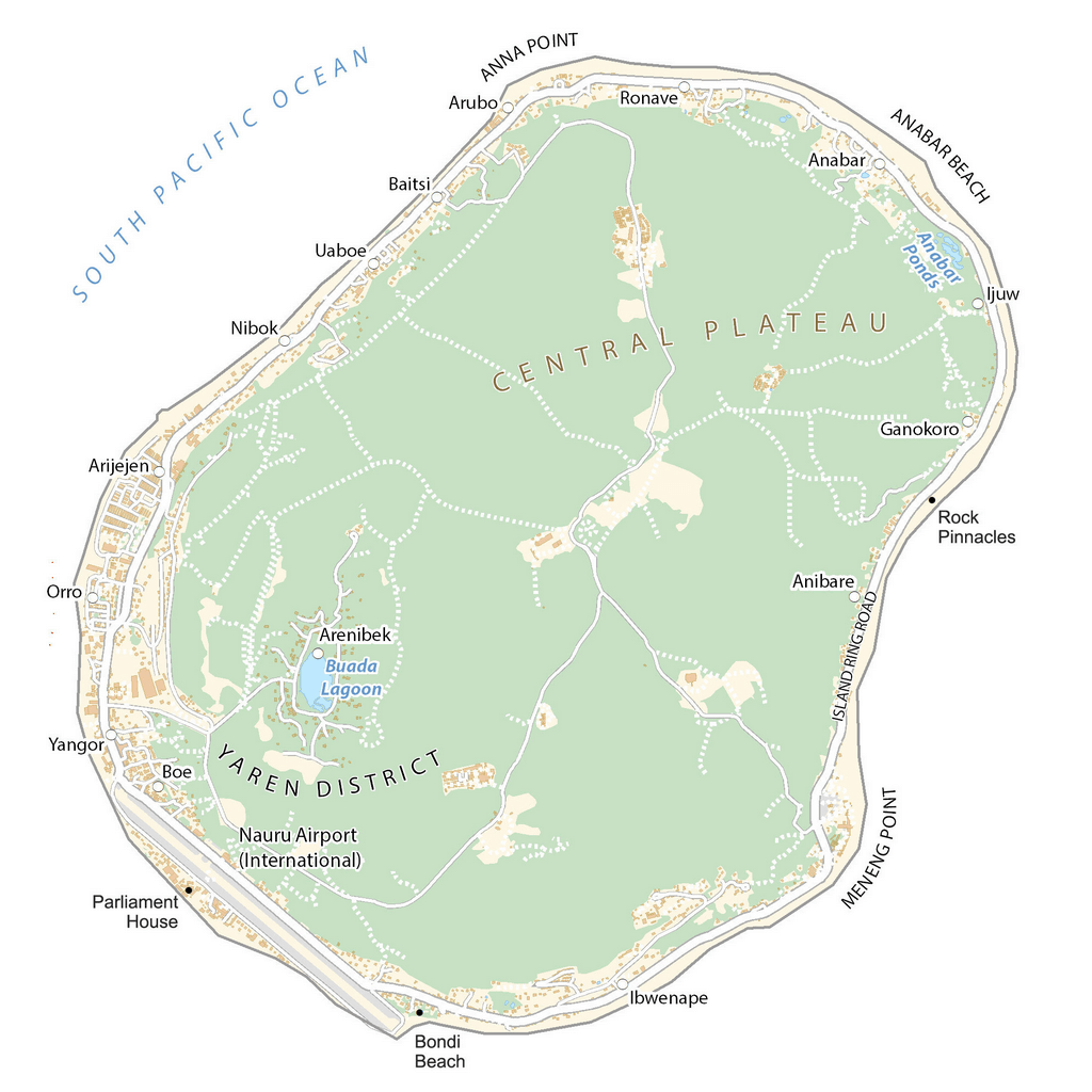 Bản đồ Nauru