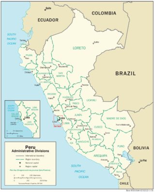 Map of Peru