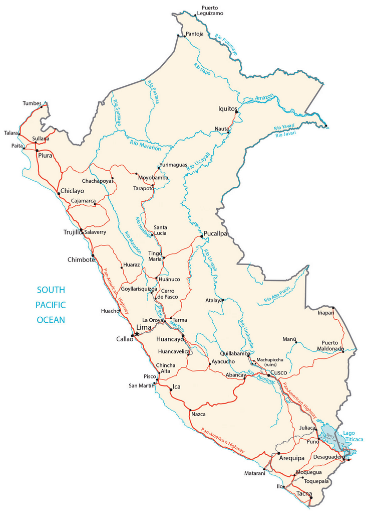 Bản đồ Peru