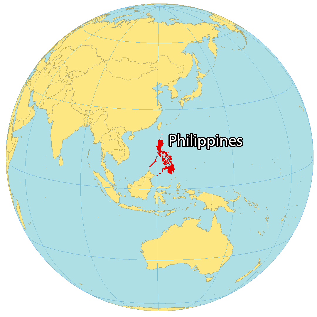 Bản đồ vị trí của Philippines. Nguồn: gisgeography.com