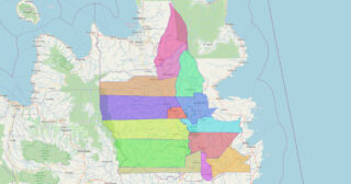 Map of Agusan del Sur Province