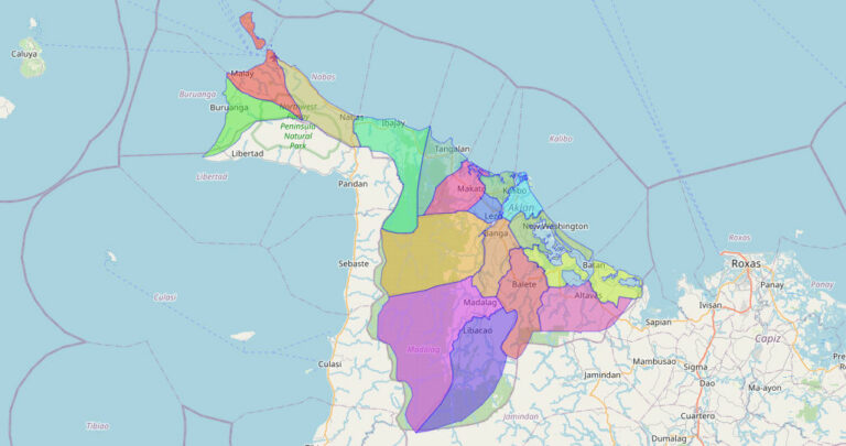 Map of Aklan Province