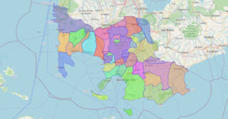 Map of Batangas Province