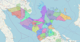 Map of Camarines Sur Province