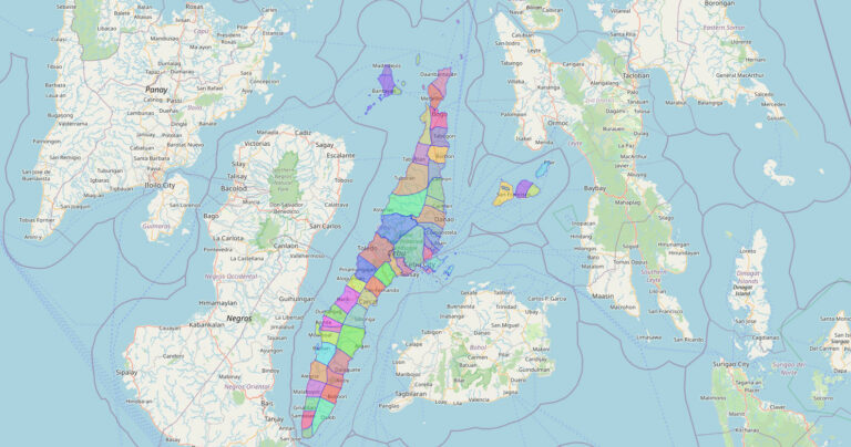 Map of Cebu Province