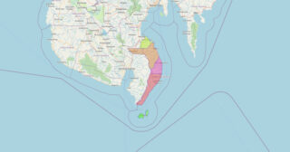 Map of Davao Occidental