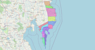 Map of Davao Oriental Province