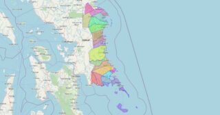 Map of Eastern Samar Province
