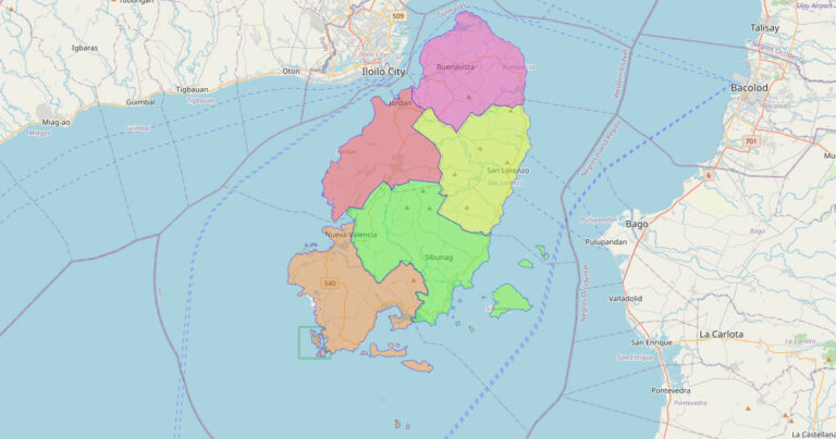 Map of Guimaras Province