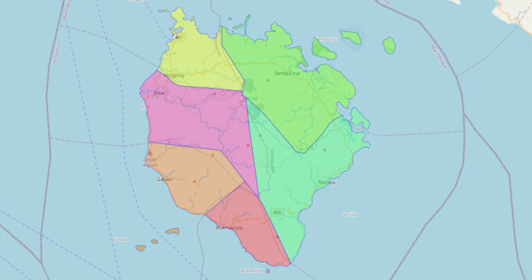 Map of Marinduque Province