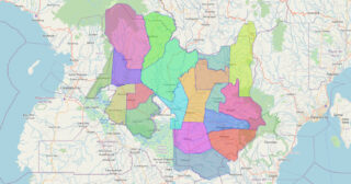 Map of North Cotabato Province