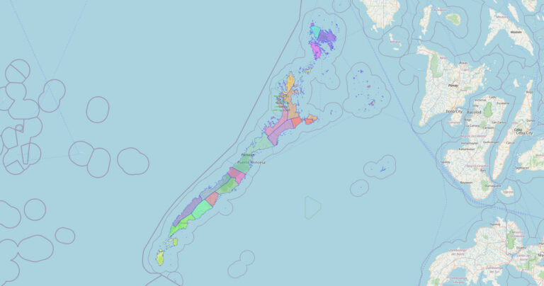 Map of Palawan Province