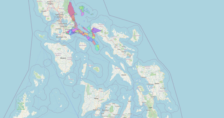 Map of Quezon Province