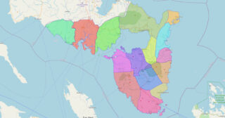 Map of Sorsogon Province