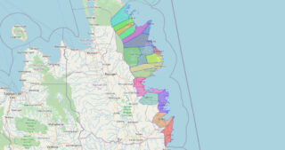 Map of Surigao del Sur Province