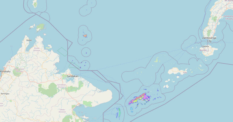 Map of Tawi-Tawi Province