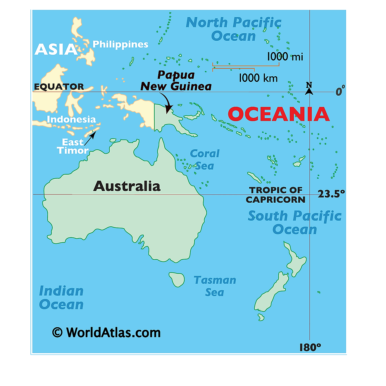 Where is Papua New Guinea?