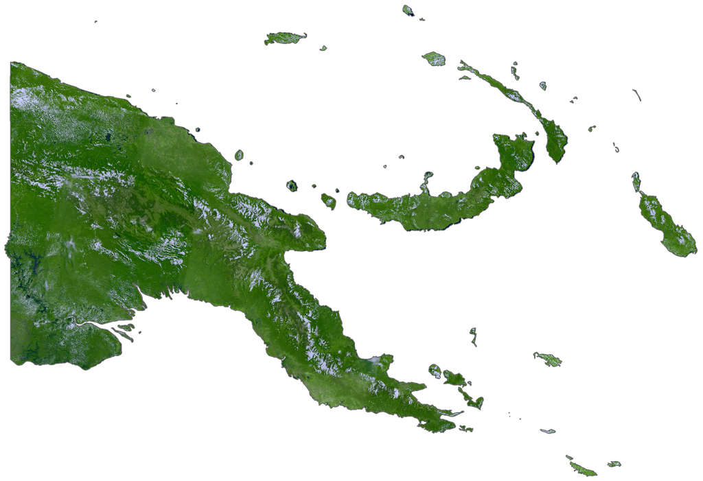 Bản đồ vệ tinh Papua New Guinea