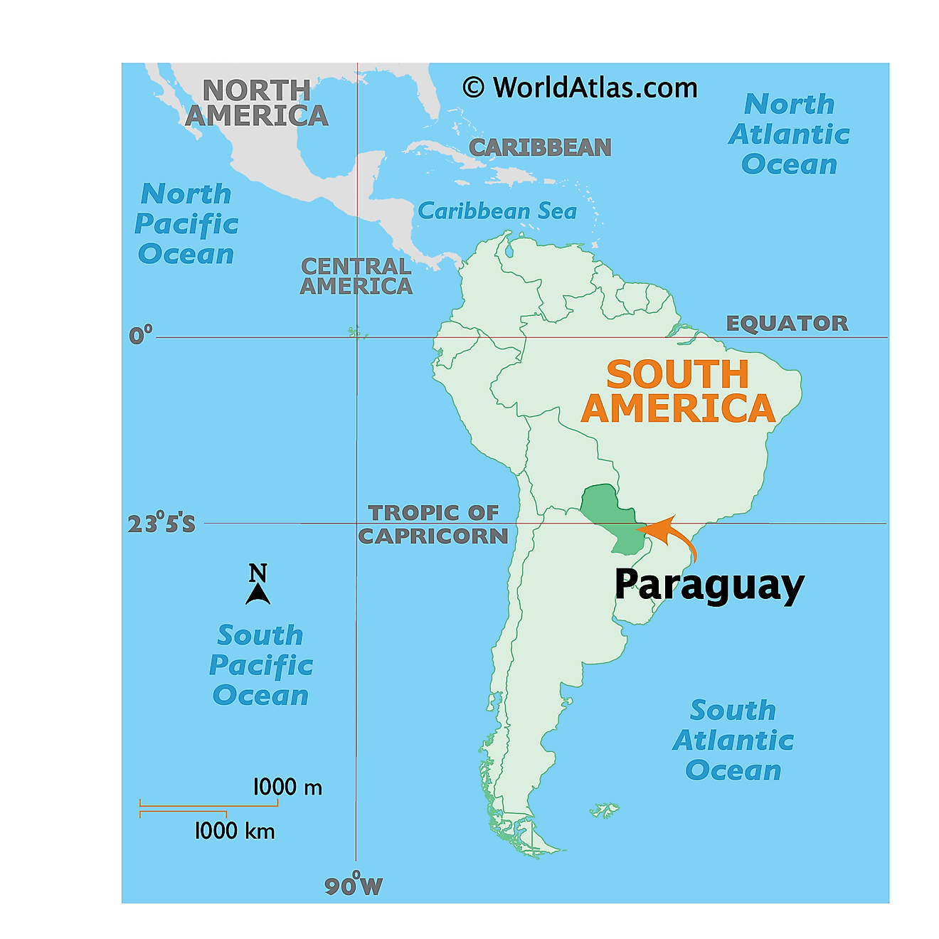 Where is Paraguay?