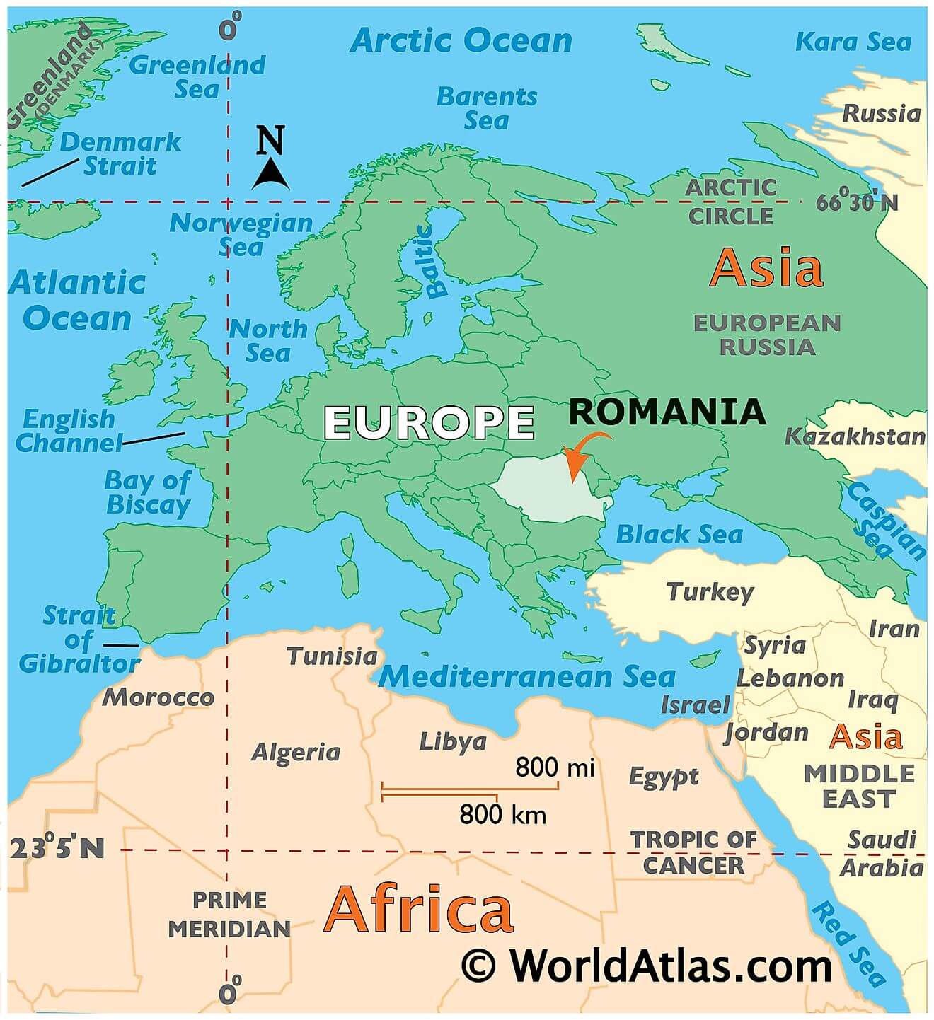 Where is Romania?