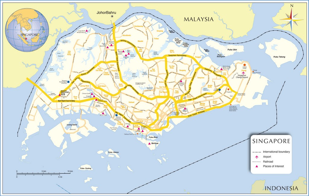 Bản đồ Singapore