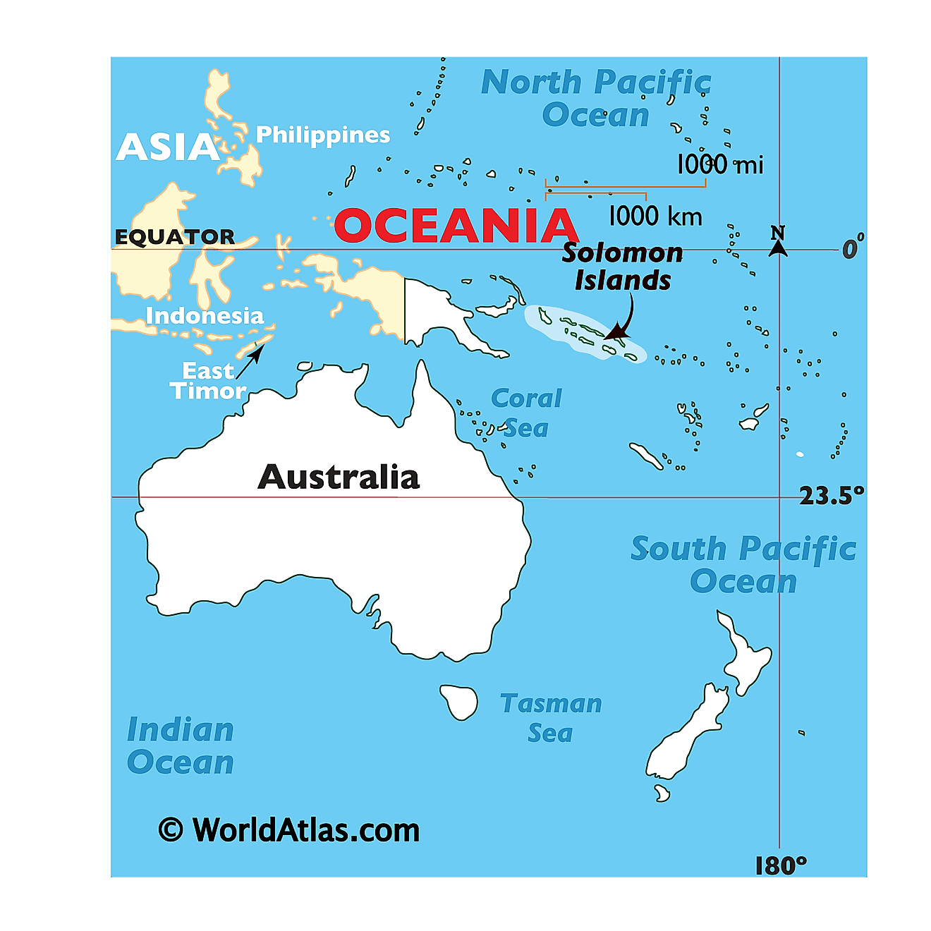 Quần đảo Solomon ở đâu?