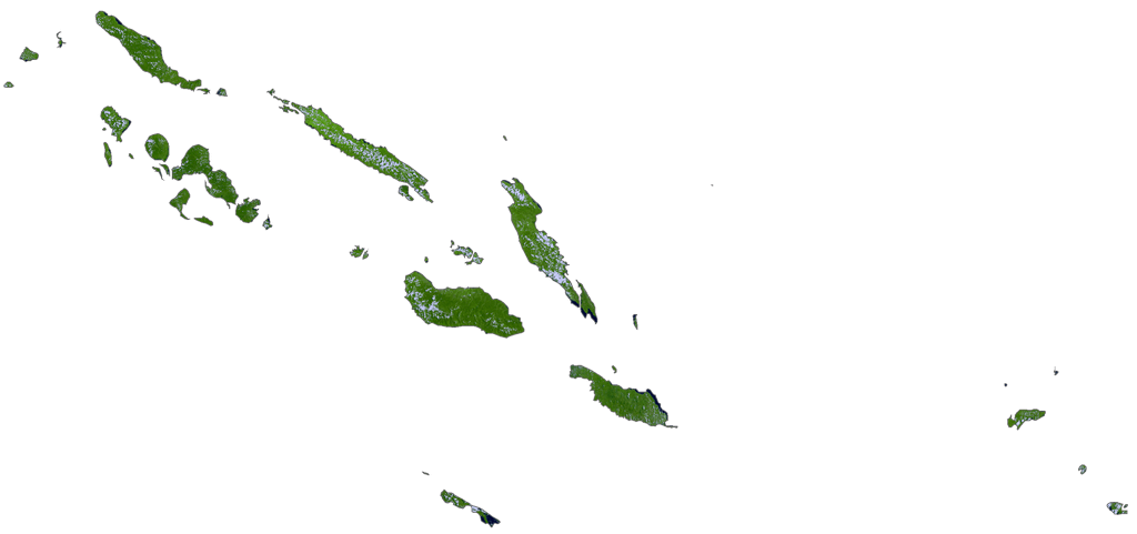 Bản đồ vệ tinh quần đảo Solomon