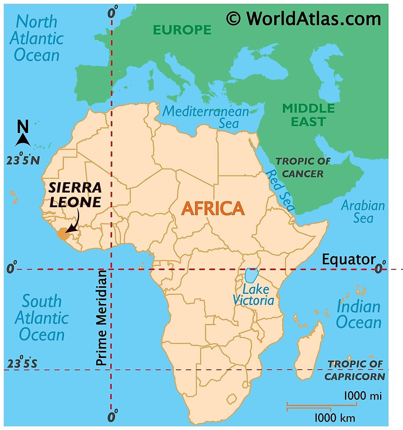 Where is Sierra Leone?