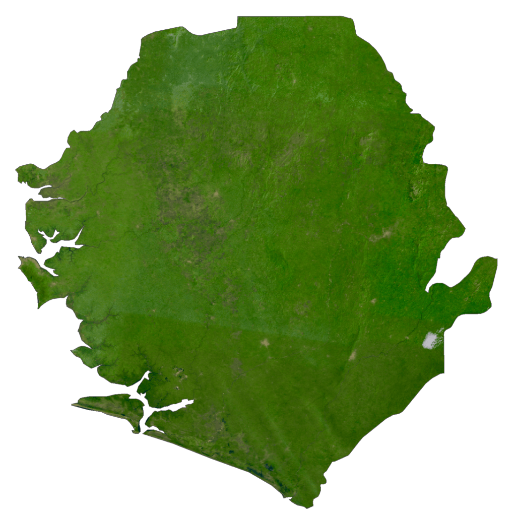 Bản đồ vệ tinh Sierra Leone