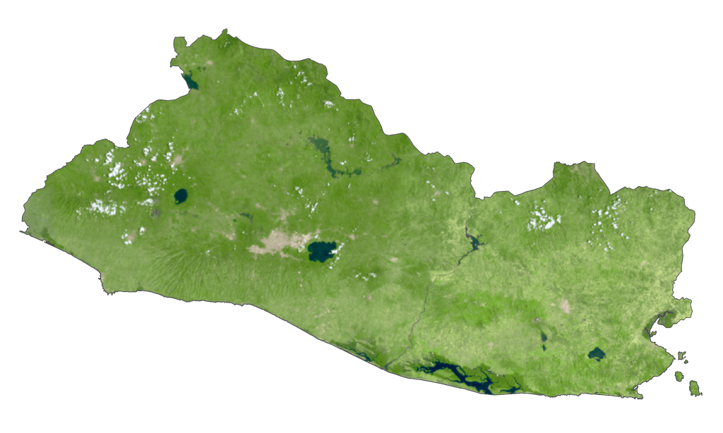 El Salvador Bản đồ vệ tinh