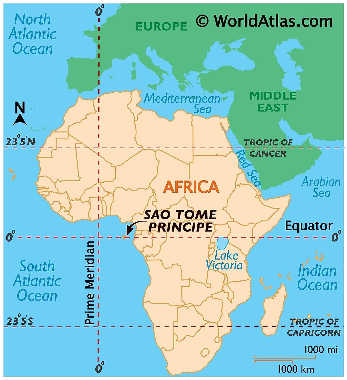 Sao Tome và Principe ở đâu?