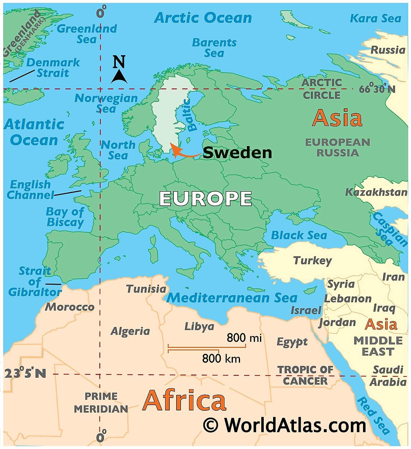 Thụy Điển ở đâu?