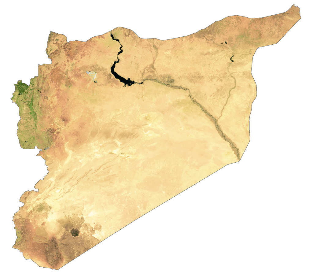 Bản đồ vệ tinh Syria